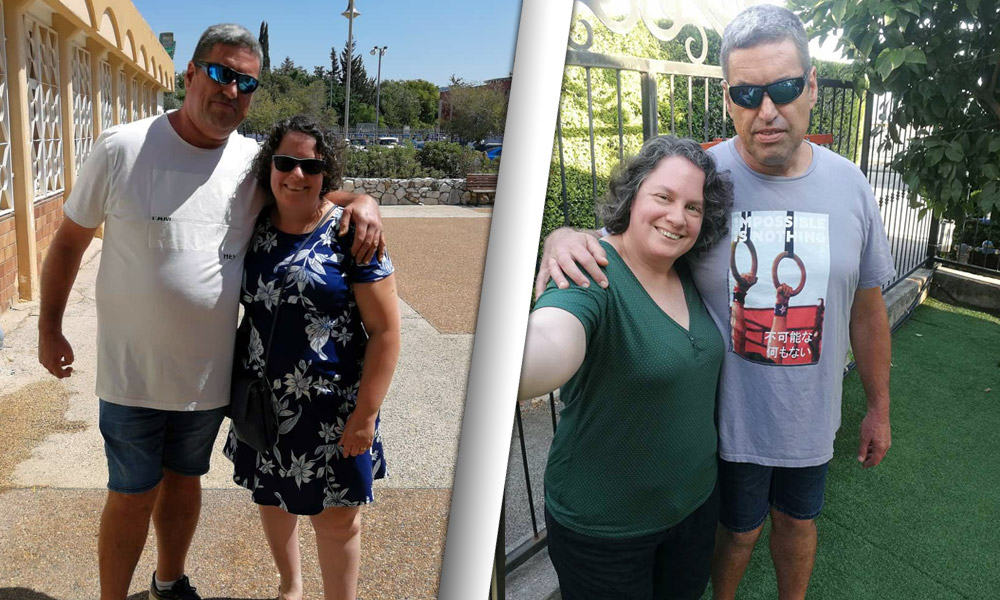 איילת ויוסי בקלו תמונת לפני/אחרי שימוש ב daytwo