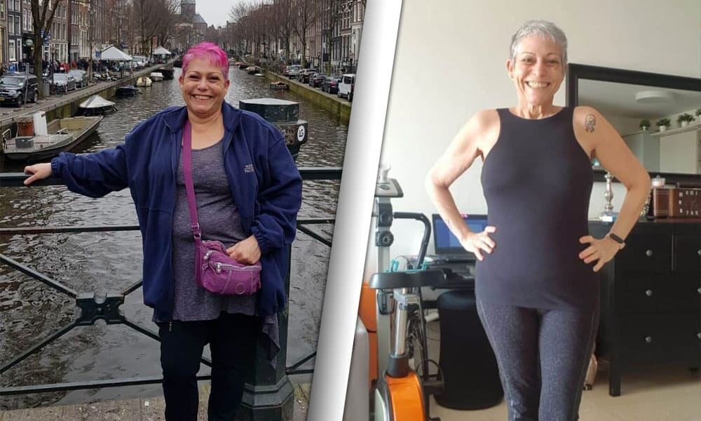 כלנית בחרה בתכנית התזונה של DayTwo שתי תמונות של לפני ואחרי