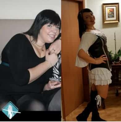 אישה עשתה את דיאטת דש והתוצאות לא איחרו לבוא תמונת לפני ואחרי